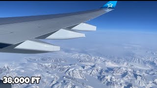 Greenland Stunning Glaciers from 38,000 feet