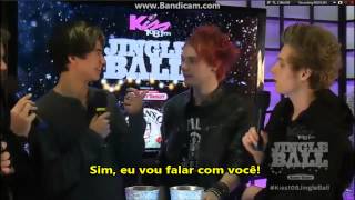 5SOS - 108 Kiss FM Jingle Ball 108 interview (Legendado PT-BR)