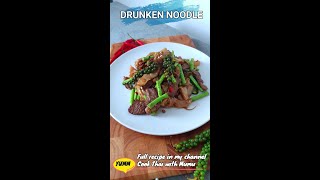 [Teaser] Drunken Noodle (ผัดขี้เมาเนื้อเส้นใหญ่) | Cook Thai with Mumu