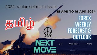 🥇 Weekly Forex Forecast 🎯 | Iranian strikes in Israel |XAUUSD Weekly Analysis | 15 Apr to 19 Apr 24