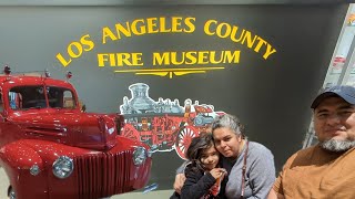 Museo de bomberos en Los Angeles. dia de familia.