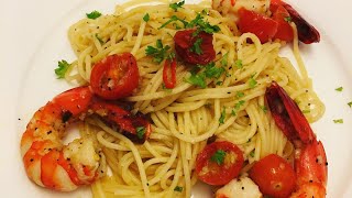 Quick & Easy Prawn Aglio Olio