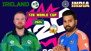 India vs Ireland || T20 world cup 2024 🏆 In quick play Rc24 || India vs Ireland || pjx gaming LIVE 🔴