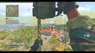 Warzone Caldera -  Incredible Sniper headshot while in the air