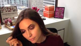 Rodarte’s burgundy makeup