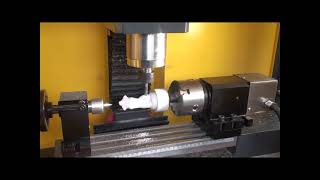 Four-axis CNC milling machine processing machinery