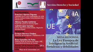 MESA REDONDA | La Ley Europea de Inteligencia Artificial: fortalezas y debilidades