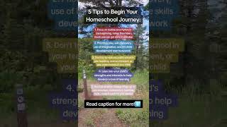 5 Tips to Begin Your Homeschool Journey!