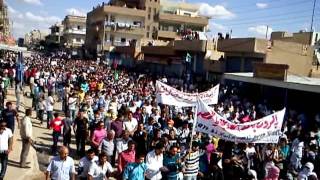 Dissident demonstration in al-Qamischli (Qamişlo, Syria), October 14, 2011 - www.kurdwatch.org