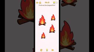 Find Out the Largest Fire! | Brain Out Level 6 | Brain Out Gaming #brainteasers