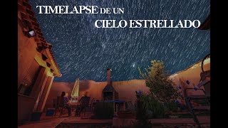 TIMELAPSE de un CIELO ESTRELLADO durante 1 HORA en algún lugar de TERUEL