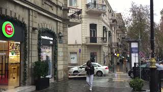 Конец декабря, Баку, проспект Бюльбюля/ End of December, Bulbul Avenue, Baku