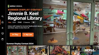 HCPLC Summer Display Contest 2024 - Jimmie B. Keel Regional Library