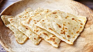 no yeast, no oven!easy and quick milk paratha/flatbread recipe!simple and delicious!2024 recipe