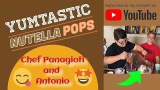 Nutella pops by Chef Panagioti 👨🏼‍🍳 and his friend Antonio!!!