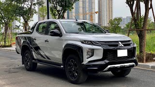 Triton 2021 bản Full, số tự động 2 cầu đăng ký tháng 6/2022 đi đúng 4000km, xe nhập khẩu Thái Lan