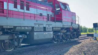 ТЭМ-ТМХ 043 со сланцевым маслом покидает ст. Вайвара/ TEM-TMH 043 with oil shale oil at Vaivara st.