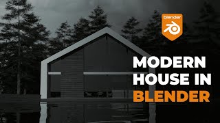 Modelling modern house in Blender | 20 mins timelapse