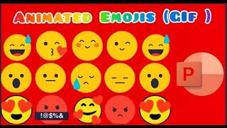 Animated Emojis (GIF) in PowerPoint, Free Download