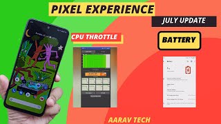 PIXEL EXPERIENCE PLUS ROM| REDMI NOTE 10 WITH JULY SECURITY UPDATE | THROTTLING AND BATTERY