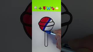 🍭+🌹🦋🍫⭐️ Creative satisfying art #simple #shorts #easy #shortvideo