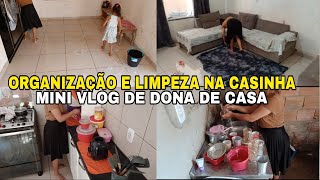 ORGANIZAÇÃO E LIMPEZA NA CASINHA//MINI VLOG🥰A CASA TAVA MUITO SUJO