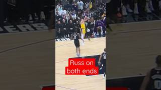 Russ starts strong vs Lakers #lakers #nba #shorts