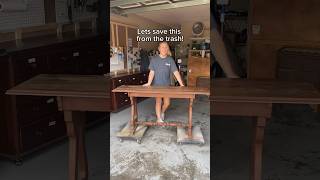 Entry table makeover - stripping old paint! #partner #furnitureflipping