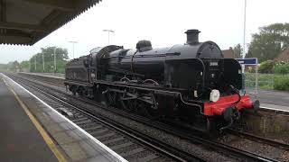 SR 2-6-0-U Class No 31806 light engine working Swanage to Wareham and Eastleigh  20/06/21