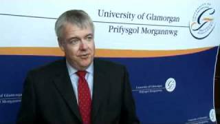 First Minister Carwyn Jones talks about his visit to Glamorgan