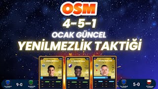 OSM 2024 OCAK GÜNCEL 451 YENİLMEZLİK TAKTİĞİ ! ONLİNE SOCCER MANAGER