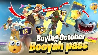 BEST BOOYAH PASS 😱 DIAMONDS 💎  SPIN NEW BOOYAH PASS SEASON 10 IN FREE FIRE | OCTOBER BP RING EVENT