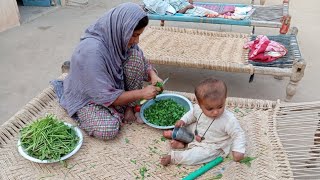 Pakistani traditional lifestyle #cooking village food for dinner