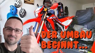 Der Umbau beginnt / Honda CRF 300L