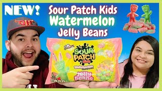 NEW Sour Patch Watermelon Jelly Beans Review 🍉