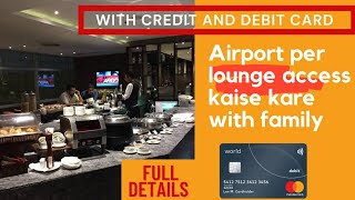 How you can take airport lounge access with family and kids