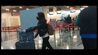 HINATID KO SA AIRPORT  !! C SISSY ZHEL !! PAUWI NG PINAS  #travelangels vlog