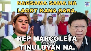 VP SARA PINAG TULUNGAN NA. REP MARCOLETA TINULUYAN NA 😂 IYAK4N NA MGA DDS🤣