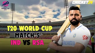 DO OR DIE LIVE:WORLD CUP MATCH NO.4 IND VS WI | CRICKET 24 GAMEPLAY| #indvsaus #ipl #live