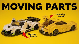 Adding moving parts to my LEGO Speed Champions