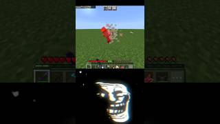 PVP Minecraft 😎 With TROLL FACE🗿[Pt.1]   (Troll Face) #sigma #shorts #minecraft