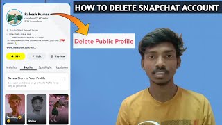 How to delete snapchat account permanently