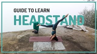 How To Headstand For Beginners | Shirshasana Yoga Pose | Yoga Around Mountains | Guide To Headstand