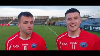 Diermuid and Gearoid Cahell in flying form for Corofin.