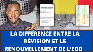 QUELLE EST LA DIFFERENCE ENTRE LA REVISION ET LE RENOUVELLEMENT DE L'EQUIVALENCE DE DIPLOME ?