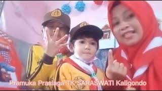 Pramuka Prasiaga TK SARASWATI Kaligondo part 12