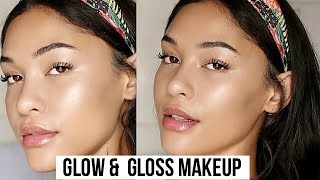 GLOW MAKEUP | HOW TO FAKE GLOWY SKIN!