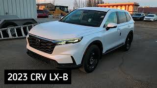 2023 Honda CRV LX vs 2023 Honda CRV LX-B package