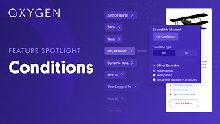 Oxygen's Conditions Feature - Conditional Display Of Any Element