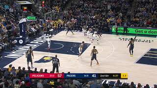 2nd Quarter, One Box Video- Indiana Pacers vs. New Orleans Pelicans